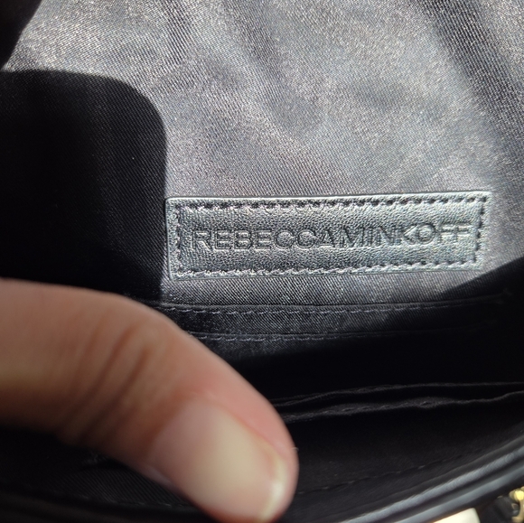 Rebecca Minkoff Black Crossbody Bag with Gold Chain - Picture 2 of 14